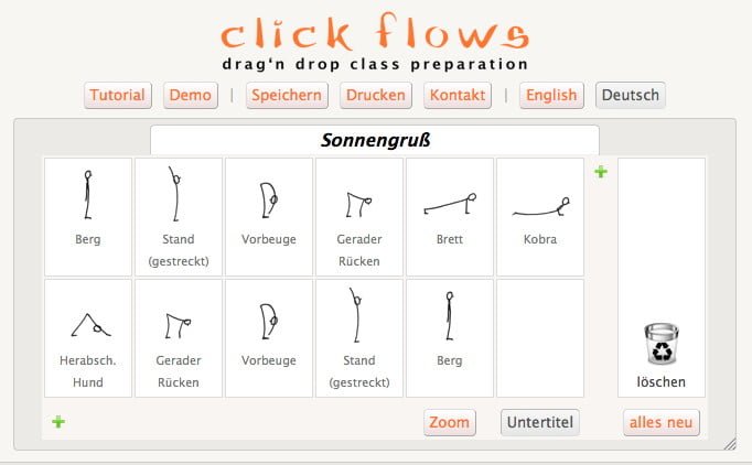 Sonnengruß_click flows