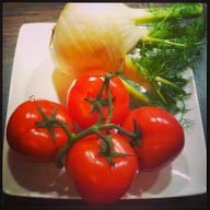 Tomaten und Fenchel