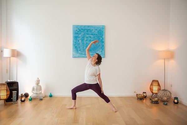 Stefanie Weyrauch beim Yoga